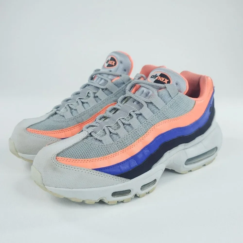 Nike Air Max‎ 95 Essential Shoes Mens 8.5 Gray Black Pink Sneakers Trainers